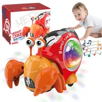 Crawling Crab Baby Toys With Music Light Up Interactive Musical Toys For Baby Dancing Crawling Toys Moving Toddler Toys Kid 0 12 1