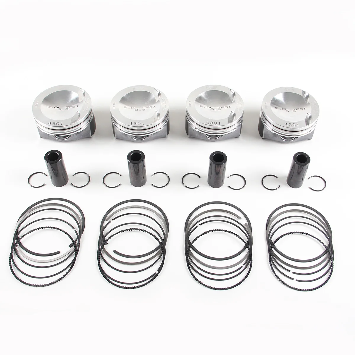 Ea888 2.0t Piston & Ring Assembly Φ23mm/ 82.435mm Fit For Audi A3 A4 A5