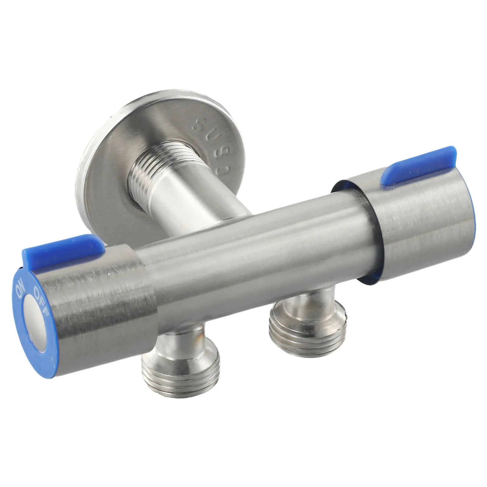 

Triangular Valve Cold Water Faucet Showers Silver Bathroom Bathtub Stainless Steel Washing Faucet High Quality
