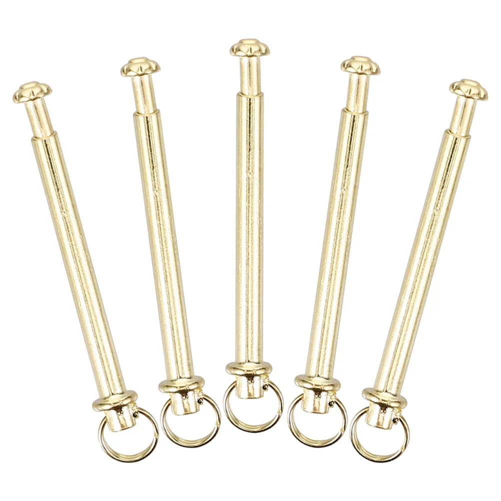5 Sets Fan Nail Hand Repairing Home Decor Shaft Rivet Nut Rivets Folding Paper Craft Diy Studs Stainless Steel Foldable Fan