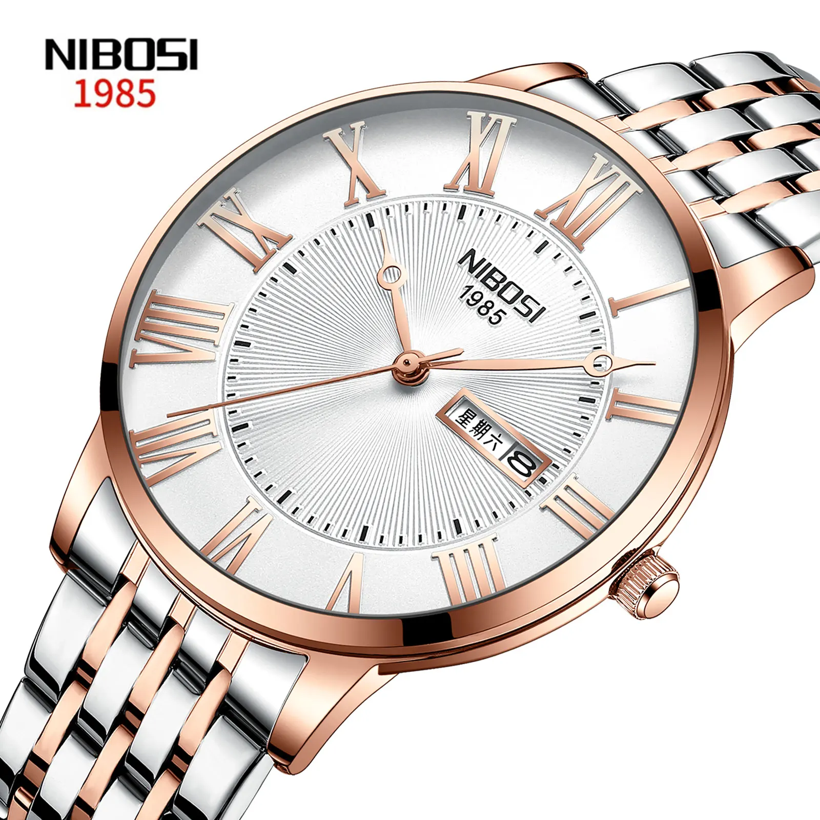 NIBOSI Relogio Masculino New Watches For Men Waterproof Sport Quartz Chronograph Top Luxury Brand Watches Men Clock Reloj Hombre 
