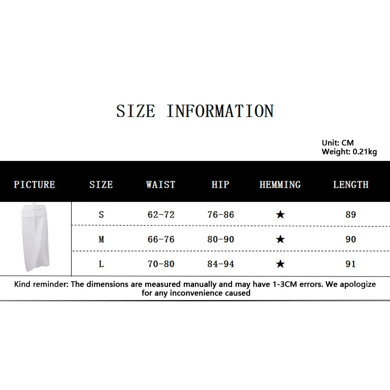 y2k Long Skirt Women Summer Clothes Solid Color Ruched Waist Side Split Skirt Skirt Evening Party Skirts Streetwear