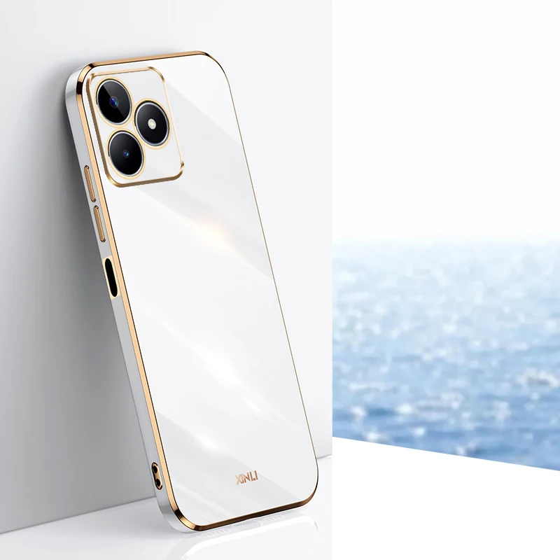 Luxury Square Plating ShockProof Silicone Back Cover s