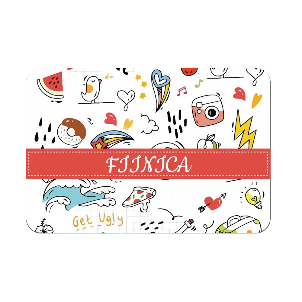 Personalized PU Leather Pet Placemat, Waterproof Food Pad, Pet Bowl Mat, Drinking Feeding Mat, Name