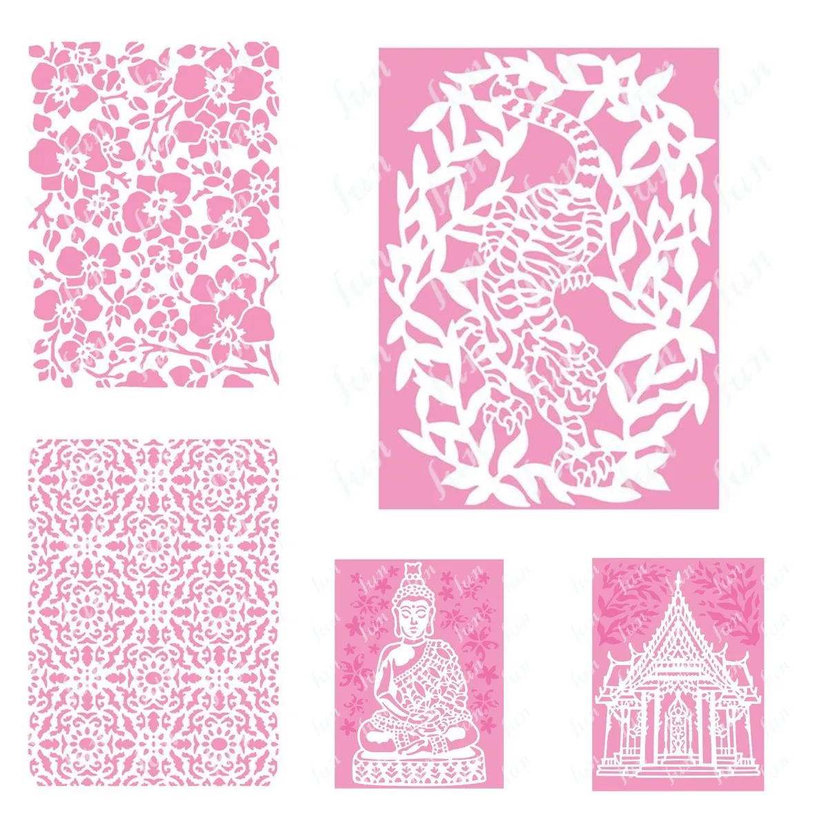 

Hot Selling Layering Stencils for Diy Scrapbooking Embossing Mold Paper Card Album Retro Siam Buddah Drawing Template Decoration
