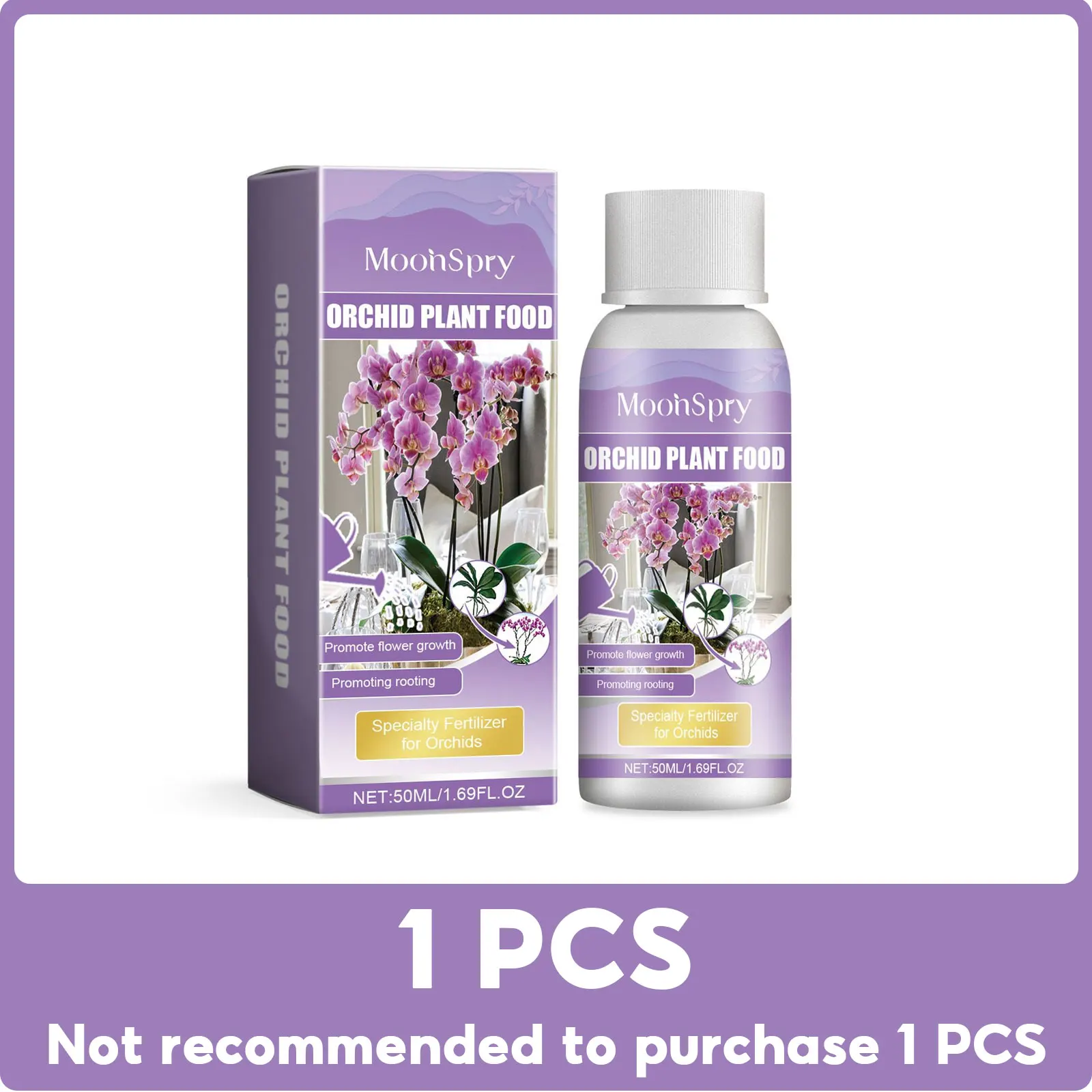 Description Picture 6 of itemOrchid Liquid Fertilizer Hydroponic Potted Flower Nutrient Promote Flowering Plant Food Supplement Orchid Plant Rooting Solution