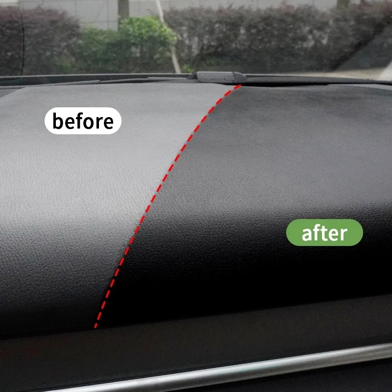 Plastic Restore Super Shine Car Interior Cleaner Non-greasy Long Lasting Maintain Gloss Auto Detailing Quick Coating Protection 3
