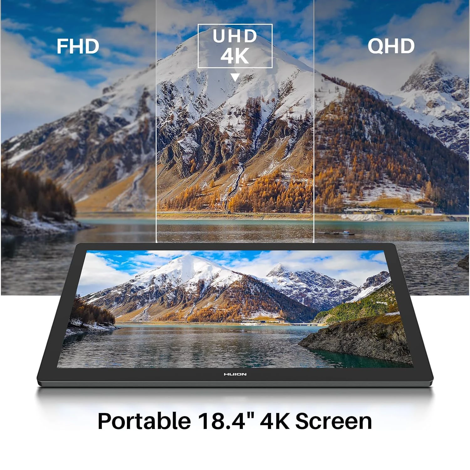 HUION Kamvas Pro 19 4K　液タブ Huion Kamvas Pro 19 4K UHD Digital Drawing Tablet with