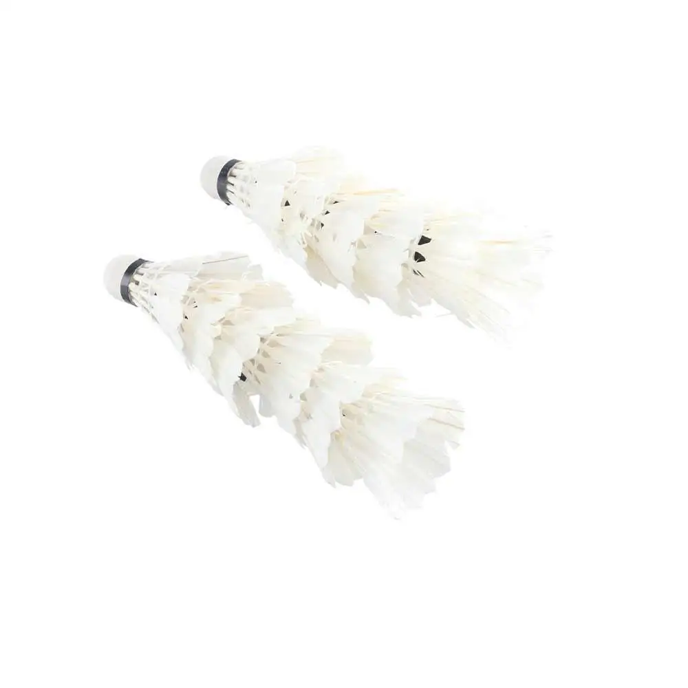 Super Durable Elastic Fitness Cork Game Sports Goose Feather 12 Pcs Badminton Balls Shuttlecock