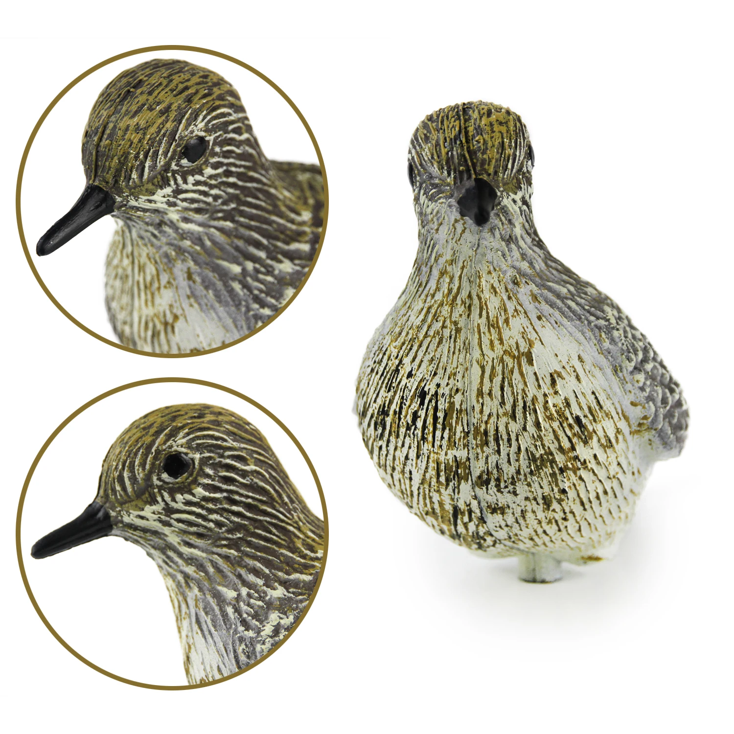 Leurres pluvier doré pacifique pour chasse - 1/3/6 pièces sans poteau support - Oiseau migrateur