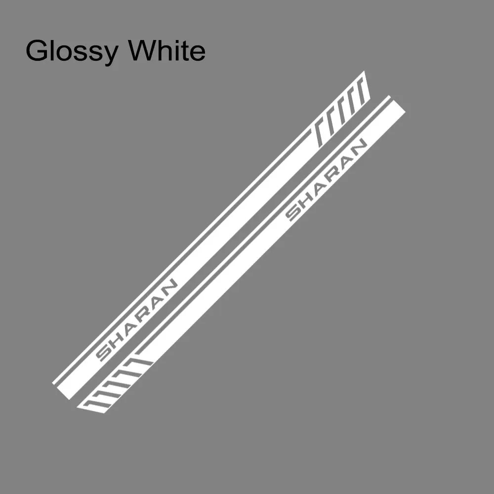 2個の車のサイドドアステッカーフォルクスワーゲンvwシャラン