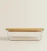 Rectangular glass microwave oven can use large capacity lunch box  closet organizer 2