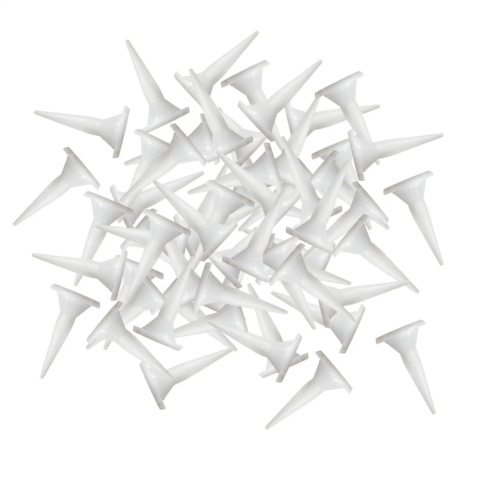

100Pcs Durable Caulking Nozzles Set Caulk Nozzle Tip Replacement Construction Tools for Bathroom Home Kitchen Window Supplies