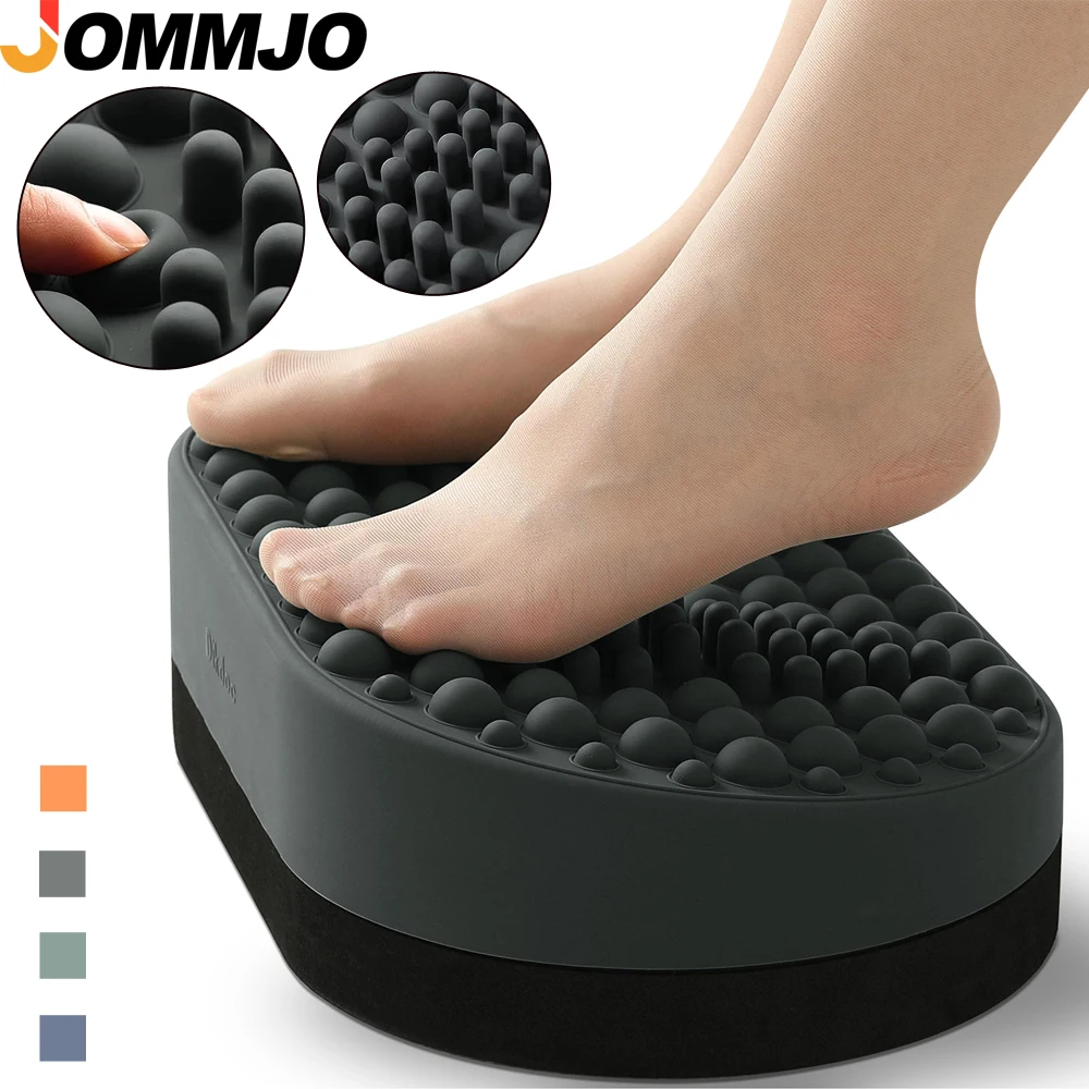 1Pcs Foot Massager Foot Rest for Under Desk at Work, Home Office Foot Stool, Ottoman Foot Massager for Plantar Fasciitis Relief