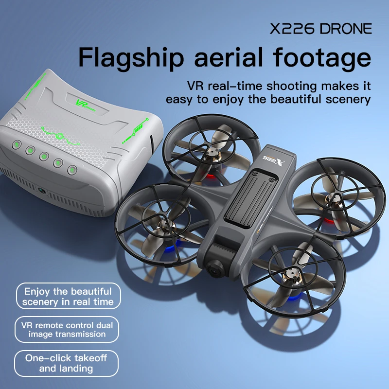 Mini Drone X226 5G WIFI Double Caméra HD Écran ou VR