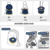 Portable Fold Potty Seat with Storage Bag Portable Potty Easy To Clean Folding Toilet Portable Child Travel Potty Birthday Gift 6