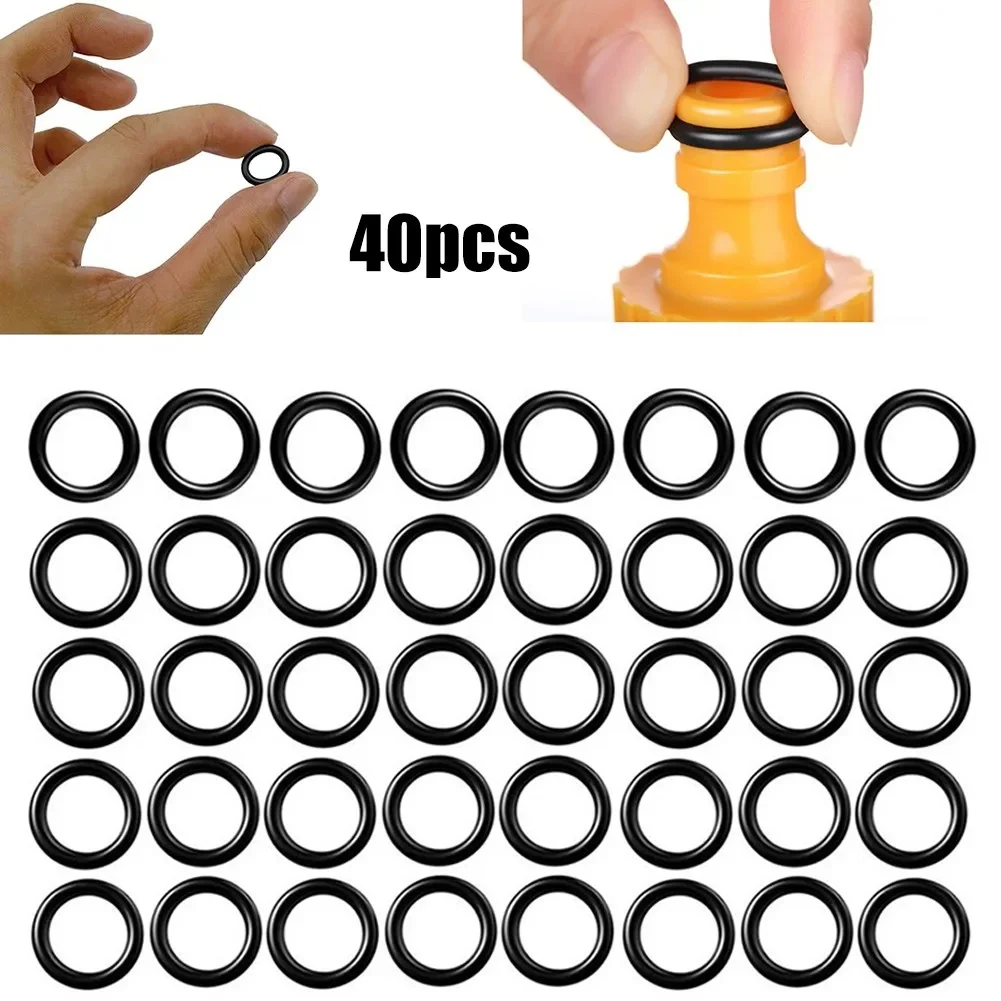 

40pcs 3/8 O-Rings Rubber High Pressure O-Rings Sealing Kit For Pressure Washer Hose Quick Disconnect Connector