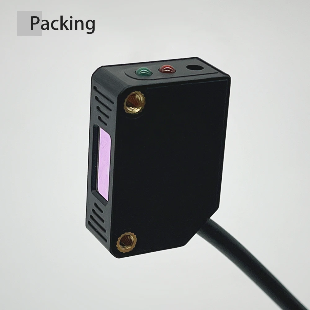 Square Laser Sensor 35cm Adjustable NPN PNP Mirror Lens