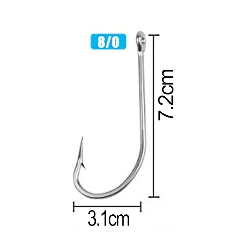 Stainless Steel Saltwater Fishing Hooks O'shaughnessy Hooks Forged Long  Shank J Fishing Hooks Extra Strong Metal Fish Hooks Size 1/0-10/0 - China  Fishing Tackle and Fishing Hook price