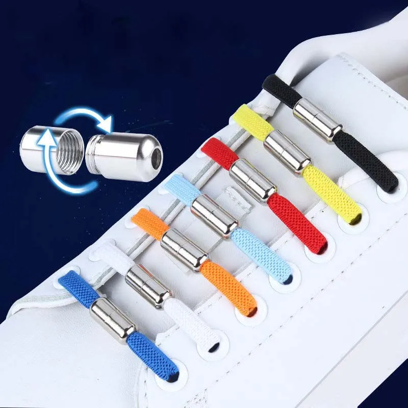 

1 пара, эластичные шнурки для кроссовок, без завязывания