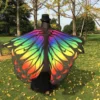 Fashion Butterfly Wing Polyester Beach Towel Cape Scarf Women Christmas Halloween Gift Summer Printed Towel Fashion Lady Clothes 2