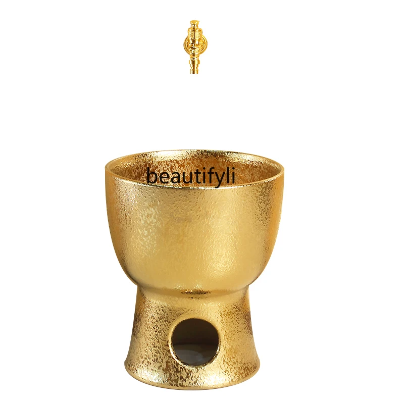 

Balcony European-Style Golden Mop Pool Ceramic Mop Pool Bathroom Mop Basin