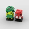 MOC Insides DIY Out Brickheadz Building Blocks Disgust Figures Bricks Educational Toys for Children 1