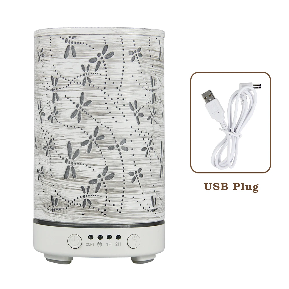 Dragonfly Cool Mist Essential Oil Diffuser with Auto Shut-Off, 100ml Capacity