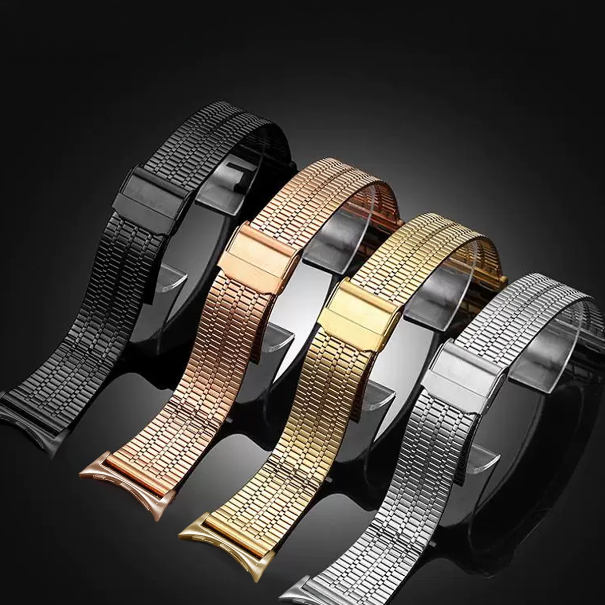 Enhanced Stainless Steel Metal Strap - Elegant Bracelet Loop Band