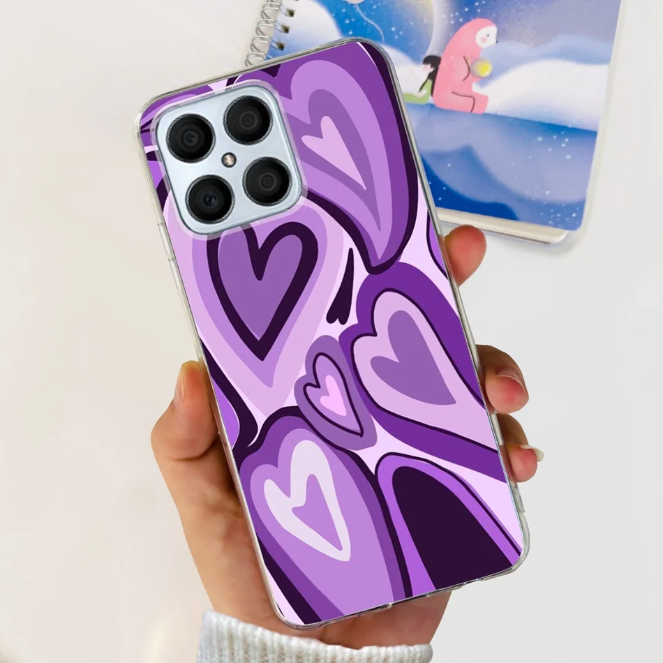 Floral Butterfly Pattern Soft Silicone TPU Back Cover Case