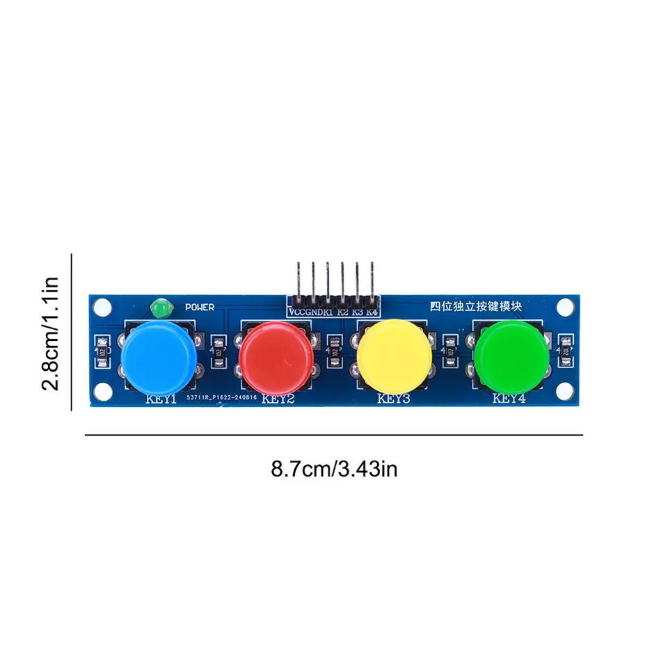Independent Touch Button Module with LED Indicator