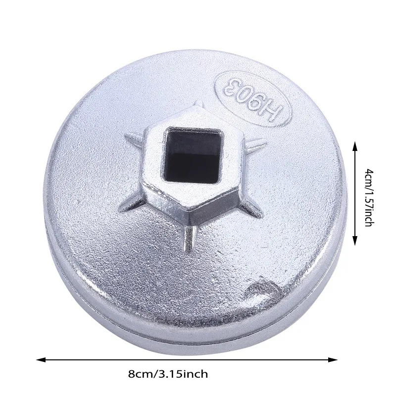 1 Stück Ölfilterschlüsselkappe Steckschlüssel Antrieb 901 902 903 904 Ölfilter Entfernungswerkzeug Maschinenfilter Handwerkzeug 65/67 mm 74 mm 79 mm – Detail 4