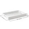Wood Rectangle Tray with Handles Bohomian Style Coffee Table Tray Ottoman Tray Candles Tray Perfume Tray for Home Decoration 2
