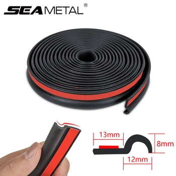 SEAMETAL Z Type Car Seal Strip Universal Auto Door A/B/C-Pillar guarnizioni in gomma per isolamento acustico strisce sigillanti antipolvere