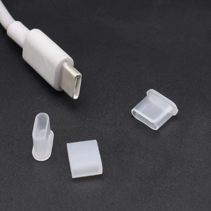 10pcs/set USB Type-C Port Cover Case Dustproof Cable Plug Protective Case Shield Cap for Type C Charge Port Protection Guards type c dust plugs data cable dust plugs usb dust plugs dust plug charger plug dust cover