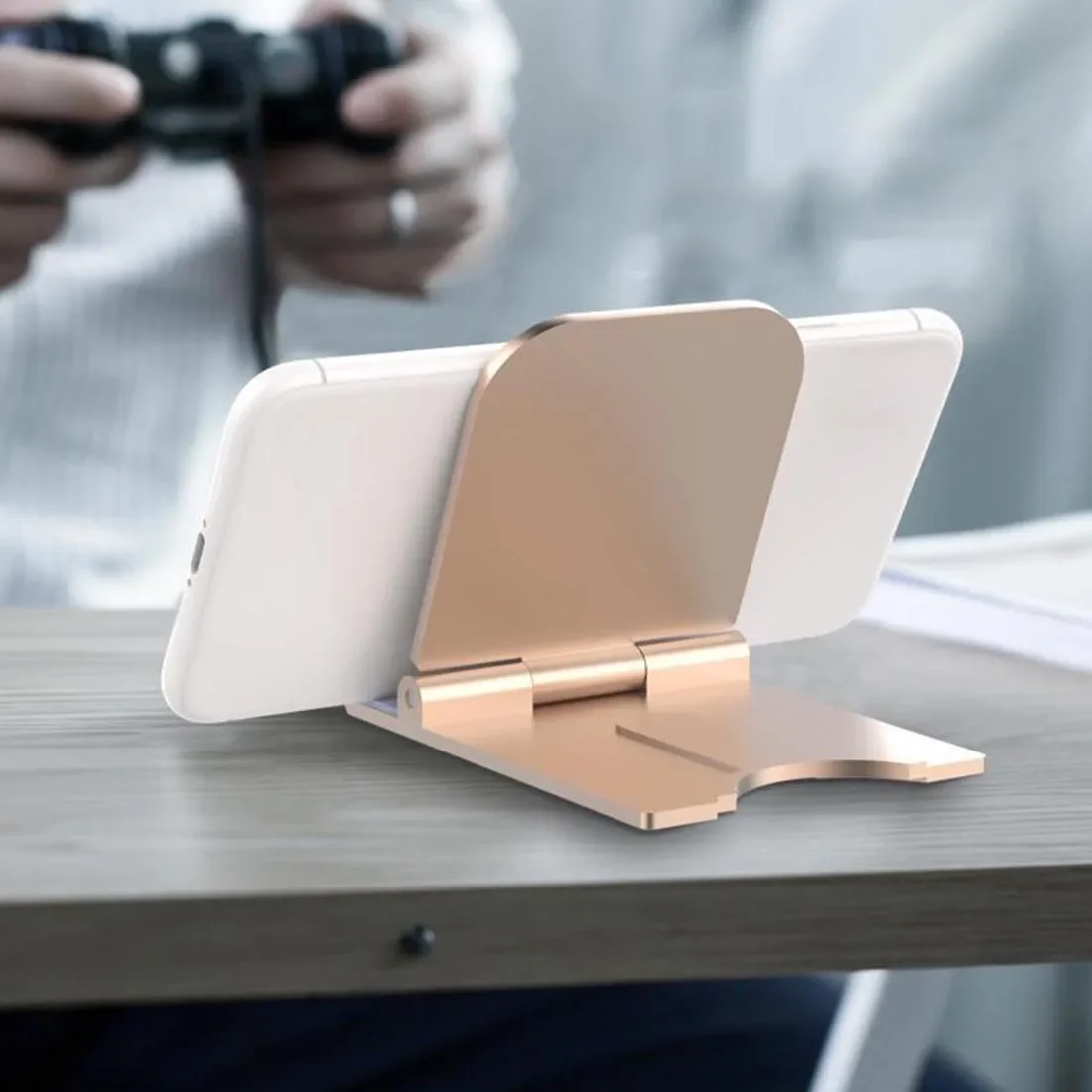

Folding Portable Small Simple Universal Desktop Mobile Phone Holder Stand Tablet Computer Stand Phone Kickstand