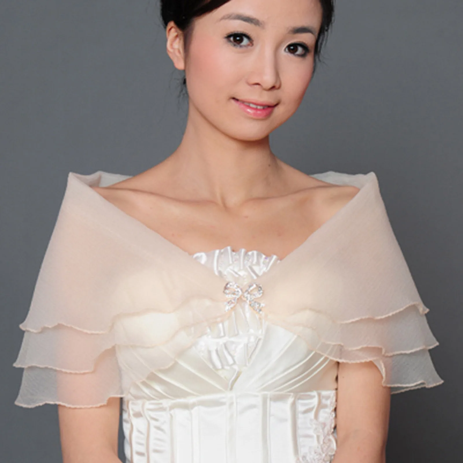 

Solid Color Wedding Bridal Shawl Lightweight Women Beauty Shawl for Wedding Bride Wearings