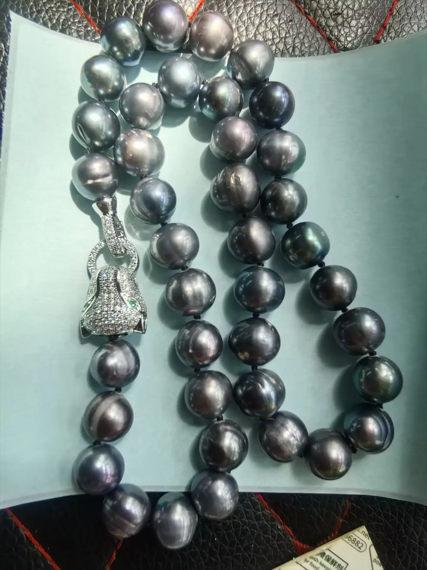 Borsa A Tracolla Small Con Fibbia OP Naturale Nero Borbonese - Foto 2