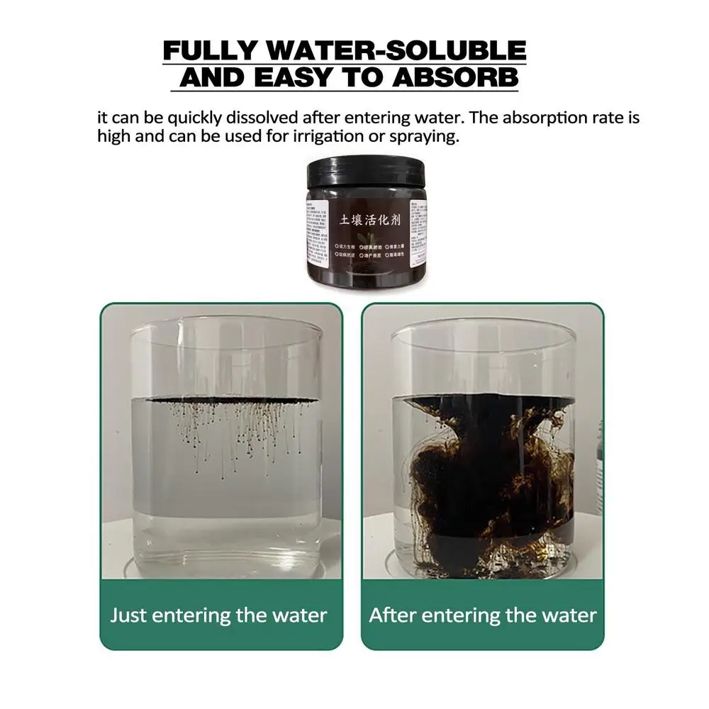 Description Picture 3 of item100g Soil Activated Treasure Soil Plant Flower Fertilizer Organic Soil Improver Soil Activator For Raised Garden Plant Nutrition