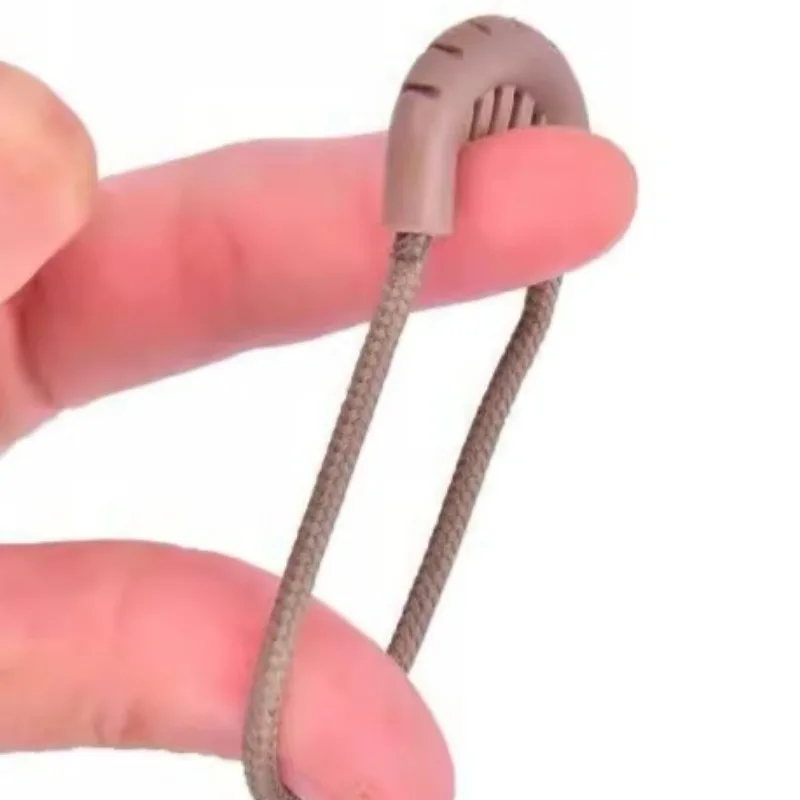 Outdoor Backpack Zipper Head Handbag Anti Theft PVC Zip Puller Bag Unisex Black Khaki Light Zippers Sturdy Bag Parts Accessories