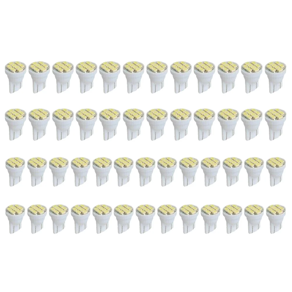thumbnail image 1 of 50 bombillas LED para interior T10 8SMD, color blanco brillante, W5W 194 158 168 2825 6000K, 1 of 4