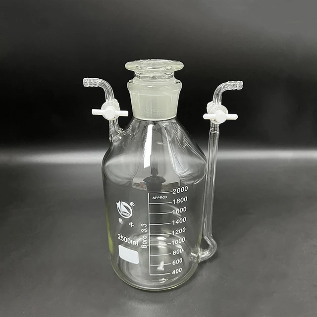 Double PTFE Piston Safety Bottle: A Versatile Gas Cleaning Device