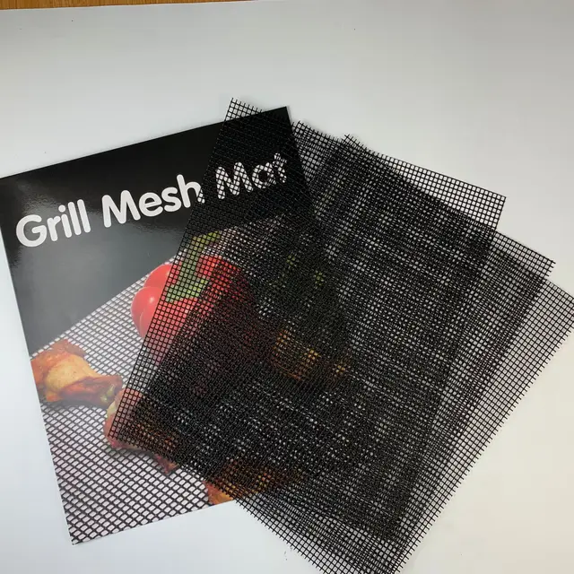 Forró Nem Tapadás Nélküli Barbecue Háló Szőnyeg Újrafelhasználható Hőállóság Bbq Sütésháló Konyha Főzés Dohányzó Szőnyegbélés Tartozékok