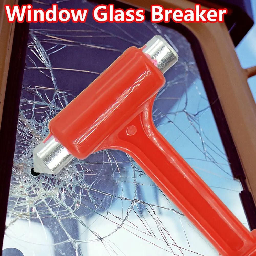 Car Safety Hammer Universal Practical Rescue Tool Emergency Escape Tool Seat Belt Cutter Mini Portable