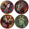 Pisces Cat Zodiac Wooden Jigsaw Animal Puzzles, Puzzle for adult and kids, Educational Building Blocks Game, , Shaped Board Game 1