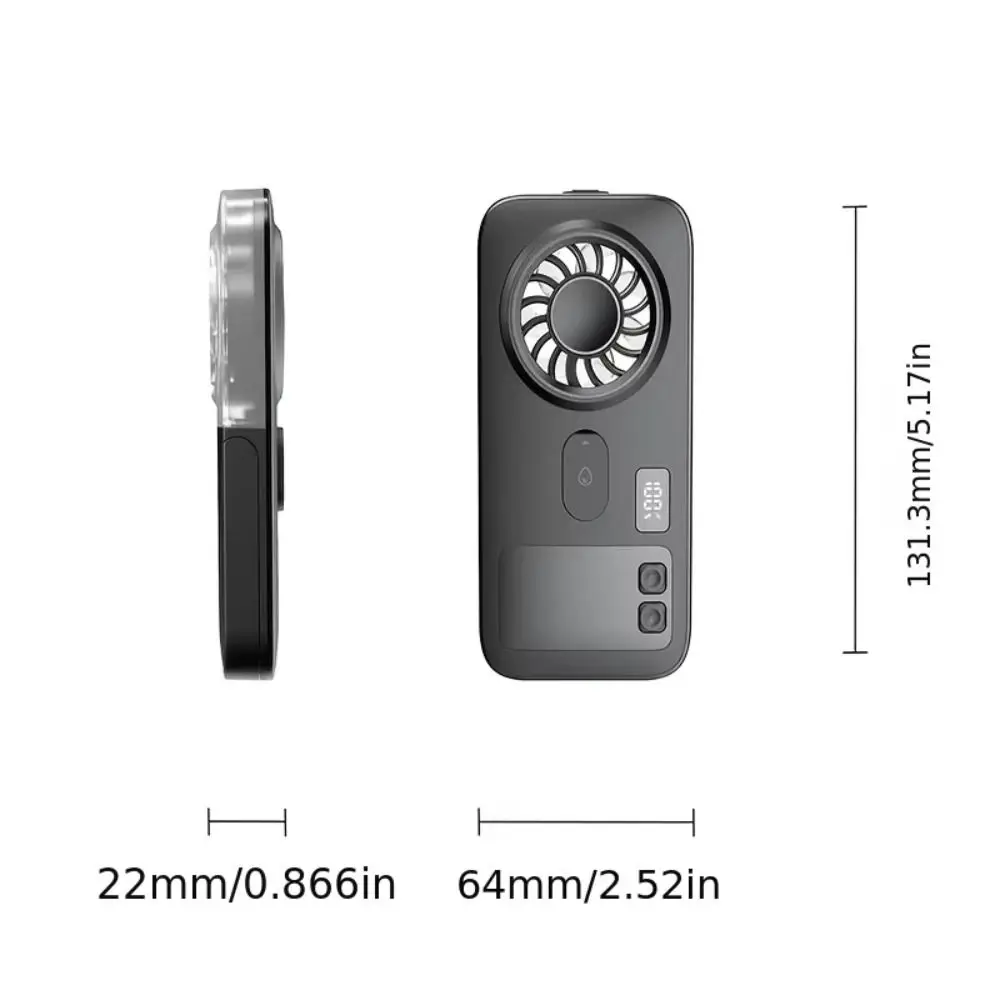 미니 사이즈 휴대용 미스트 팬 USB 전원 공급 컴팩트 디자인 USB 충전식 팬 보습 기능 미스트 분무기 스프레이 팬