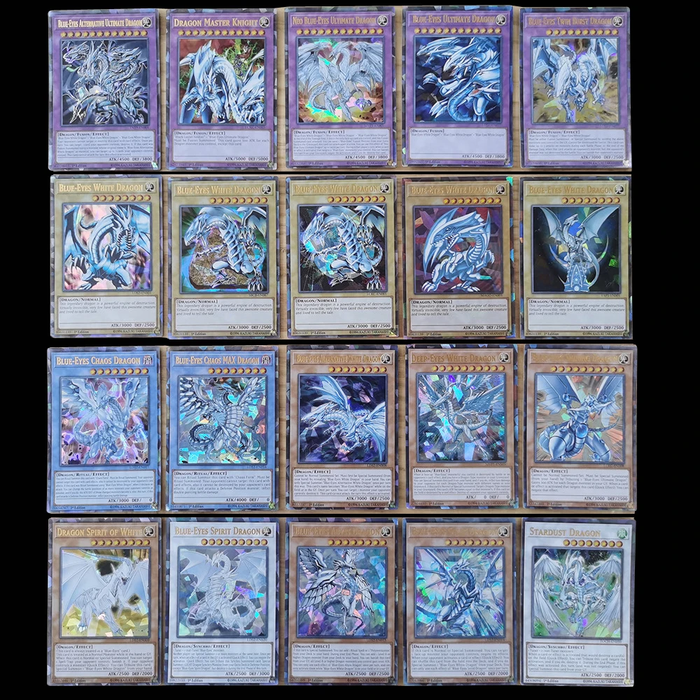 

72Pcs Yu Gi Oh Japanese Anime 72 Different English Card Wing Dragon Dragon Giant Soldier Sky Dragon Flash Card Kids Toys Gifts