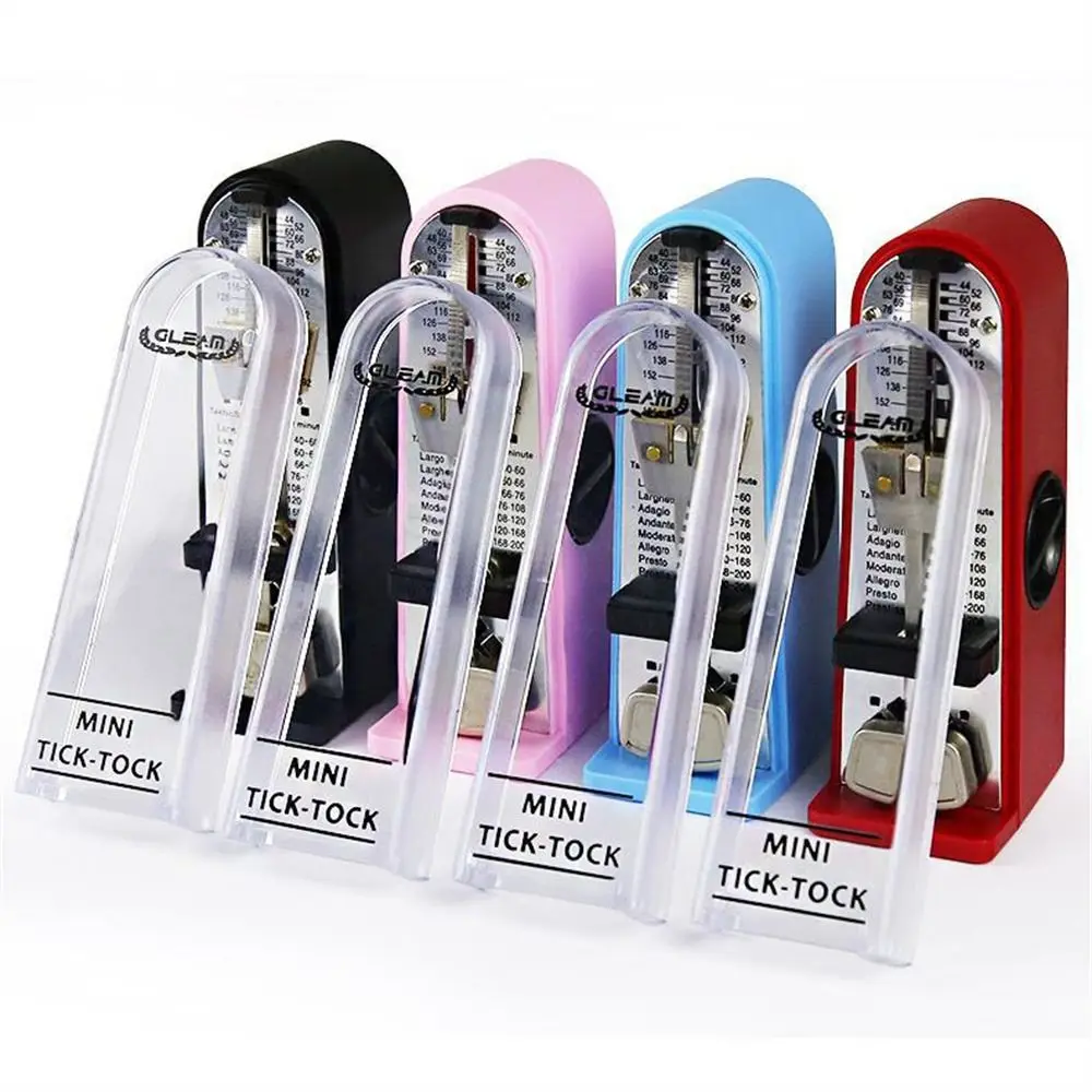 Metal Movement Mechanical Metronome Loud Sound High Accuracy Piano Metronome Antique Musical Instrument Guitar Metronome