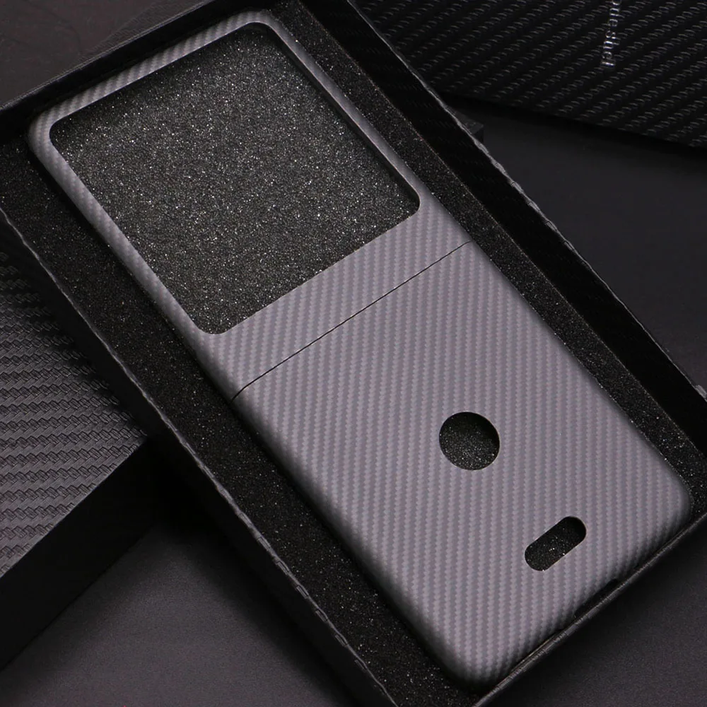 Ultra-Thin Kevlar Real Carbon Fiber 600D Phone Case For Motorola Razr 40UItra Pure Carbon  Aramid Fiber Shockproof Cover