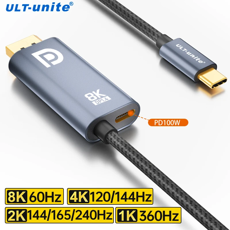 Convertitore Lindy USB-C A DisplayPort 4K 144Hz – Adattatore Video Plug & Play Per Laptop, Notebook E Macbook
